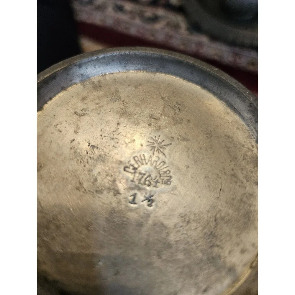 Antique 19th Century Gherhardt Pewter Tea Service 8 piece Set